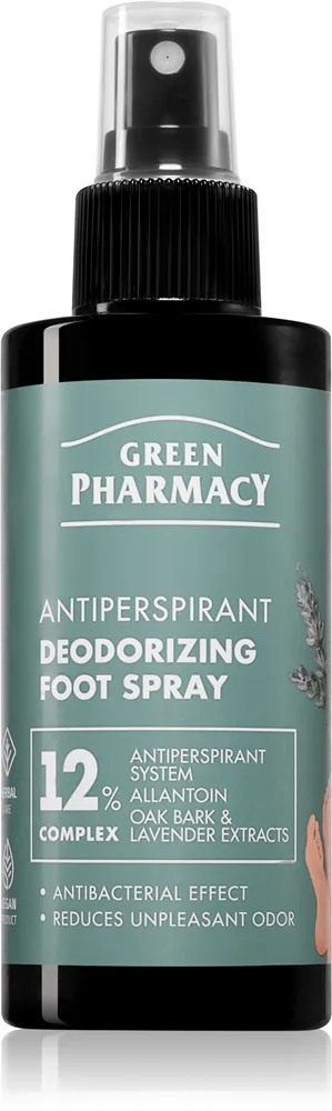Green Pharmacy Foot Care Antiperspirant Deodorizing Foot Spray Antiperspirant til fødderne 150 ml