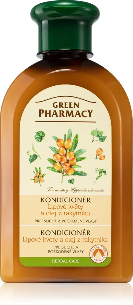 Green Pharmacy Sea Buckthorn Conditioner hoitoaine kuiville ja vaurioituneille hiuksille 300 ml