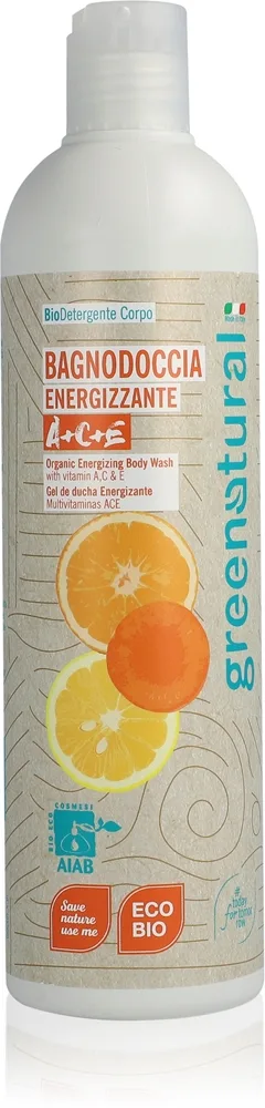 Greenatural Body Wash with Vitamins ACE Energigivande dusch-gel Med vitaminer A, C, E 250 ml