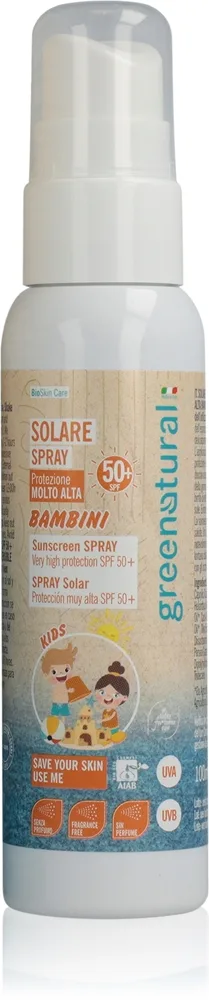 Greenatural Sunscreen Spray Kids SPF 50+ Solskyddsmedel i spray för barn SPF 50+ 100 ml