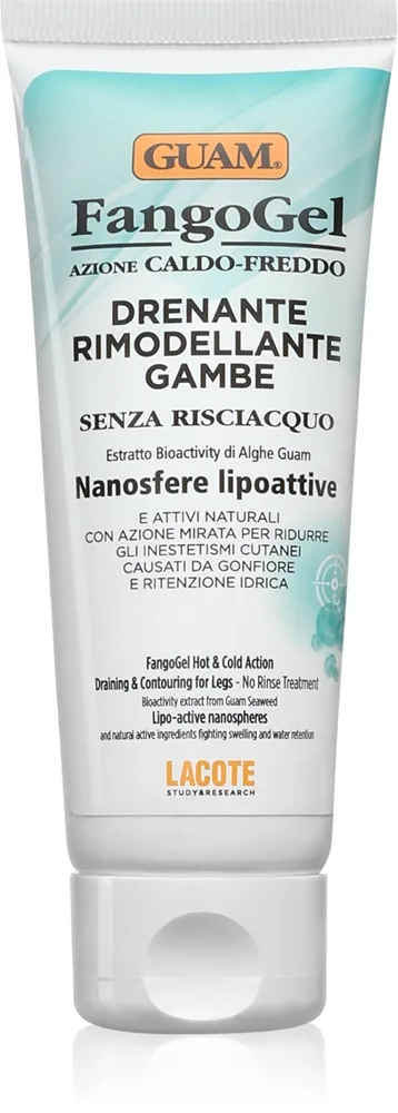 Guam Lacote Fango Gel kølende og varmende gel til benene 75 ml