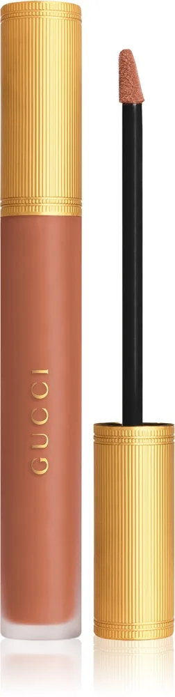 Gucci Gucci Beauty Rouge à Lèvres Matte Lipstick nestemäinen mattahuulipuna sävy 315 May Peach 6.5 ml