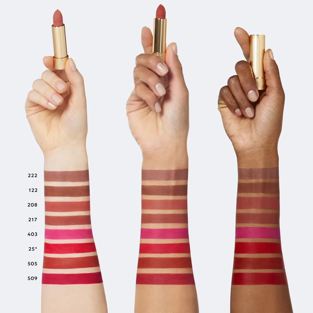 Gucci Gucci Beauty Rouge à Lèvres Matte Lipstick mattahuulipuna sävy 132 Lilla Tawnie 3.5 g