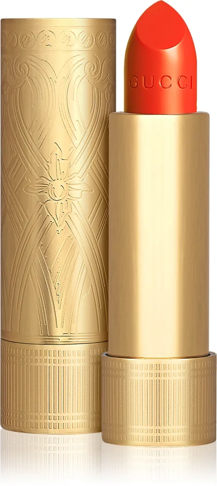 Gucci Gucci Beauty Rouge à Lèvres Satin Lipstick satiininen huulipuna sävy 302 Agatha Orange 3.5 g