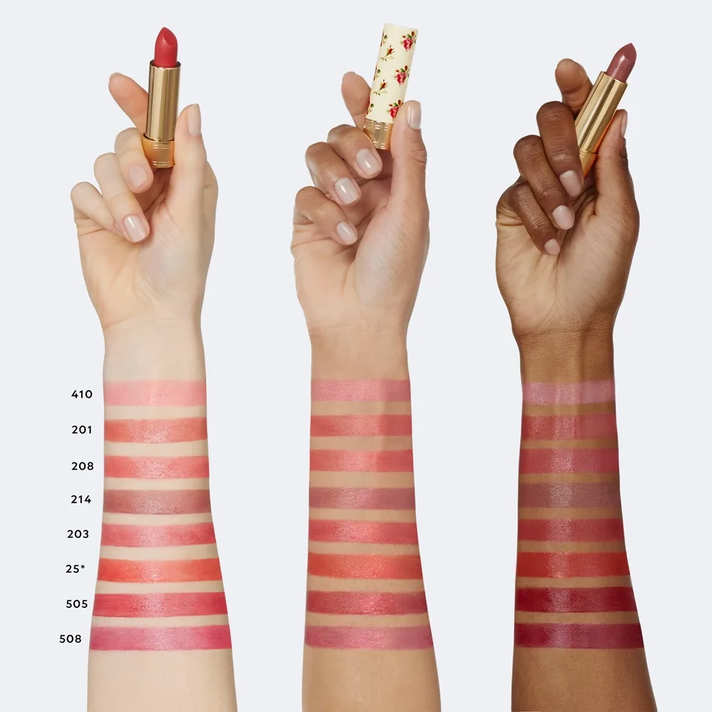 Gucci Gucci Beauty Rouge à Lèvres Voile kiiltävä huulipuna sävy 134 Clara Chestnut 3.5 g