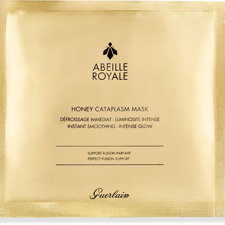 GUERLAIN Abeille Royale Honey Cataplasm Mask Fuktgivande och mjukgörande arkmask 4 st.