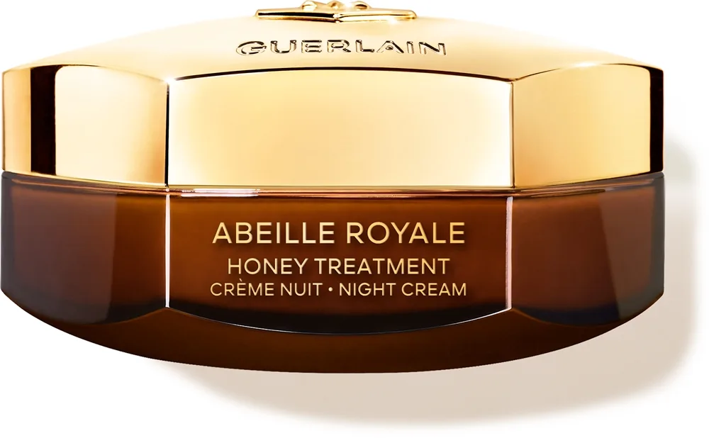 GUERLAIN Abeille Royale Honey Treatment Night Cream kiinteyttävä ja ryppyjä ehkäisevä yövoide täytettävä 50 ml
