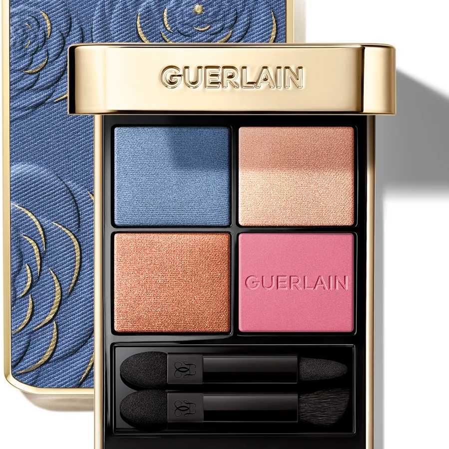 GUERLAIN Blooming Denim Ombres G Palett för ögonskugga Begränsad Edition 396 Denim Blossom 6 g
