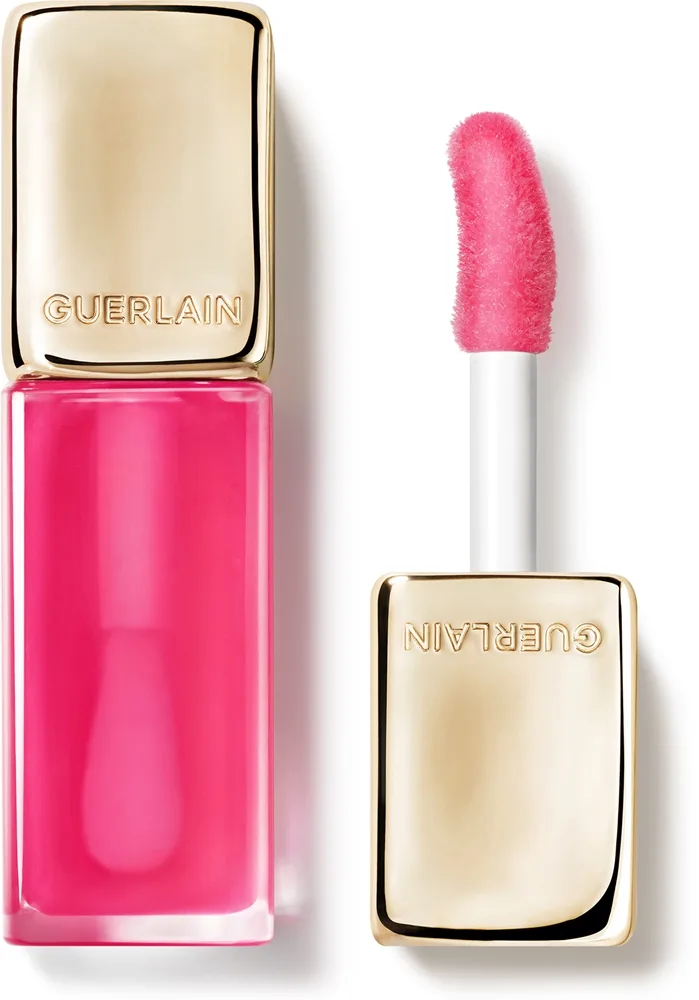 GUERLAIN KissKiss Bee Glow Oil huuliöljy sisältää hunajaa sävy 389 Sparkling Peach 9.5 ml