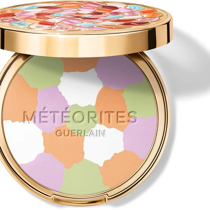 GUERLAIN Météorites Compact Mattifying Powder Kompakt puder Skugga 02 Cool Rosé 8.5 g