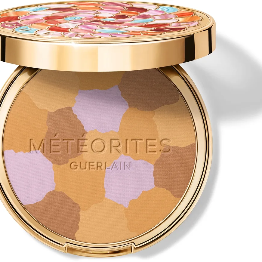 GUERLAIN Météorites Compact Mattifying Powder Kompakt puder Skugga 03 Warm Doré 8.5 g