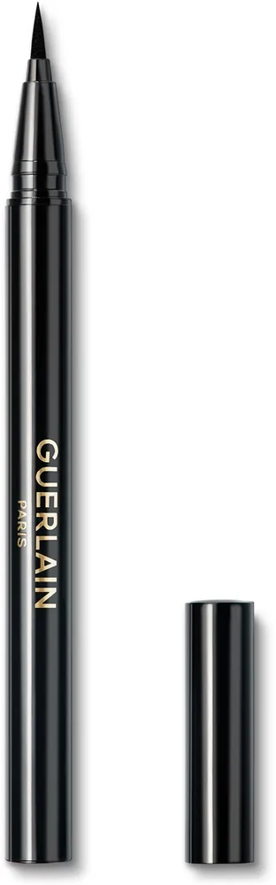 GUERLAIN Noir G Graphic Liner Flydende eyeliner pen Vandfast Skygge 01 Black 0,55 ml