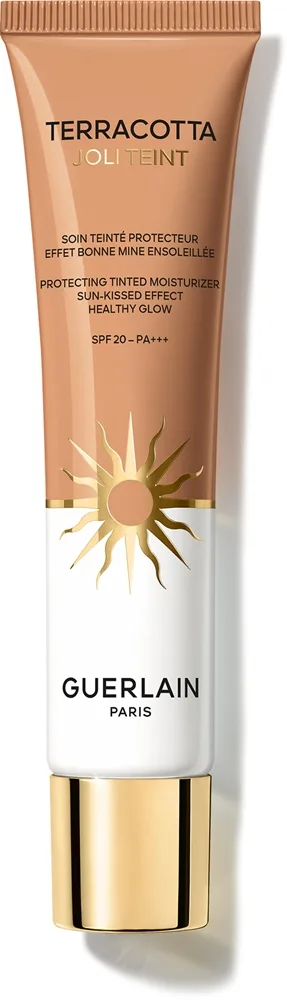 GUERLAIN Terracotta Joli Teint Protecting Tinted Moisturizer Lysnende foundation til et naturligt udseende SPF 20 Skygge 30 Sunwarm 30 ml