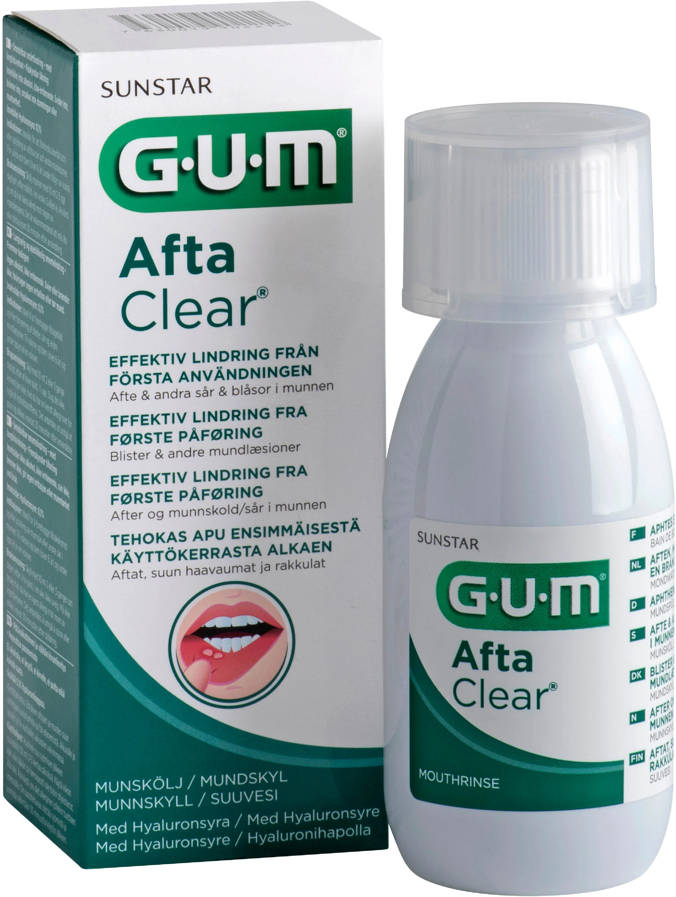 Gum AftaClear mundskyl - 120 ml