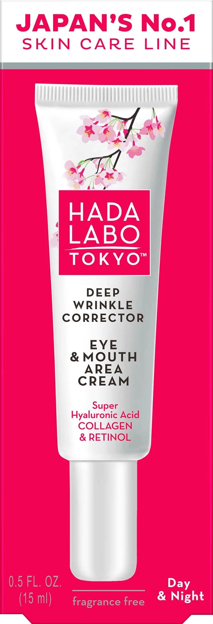 Hada Labo Tokyo Deep Wrinkle Corrector Eye & Mouth Area Cream 15m