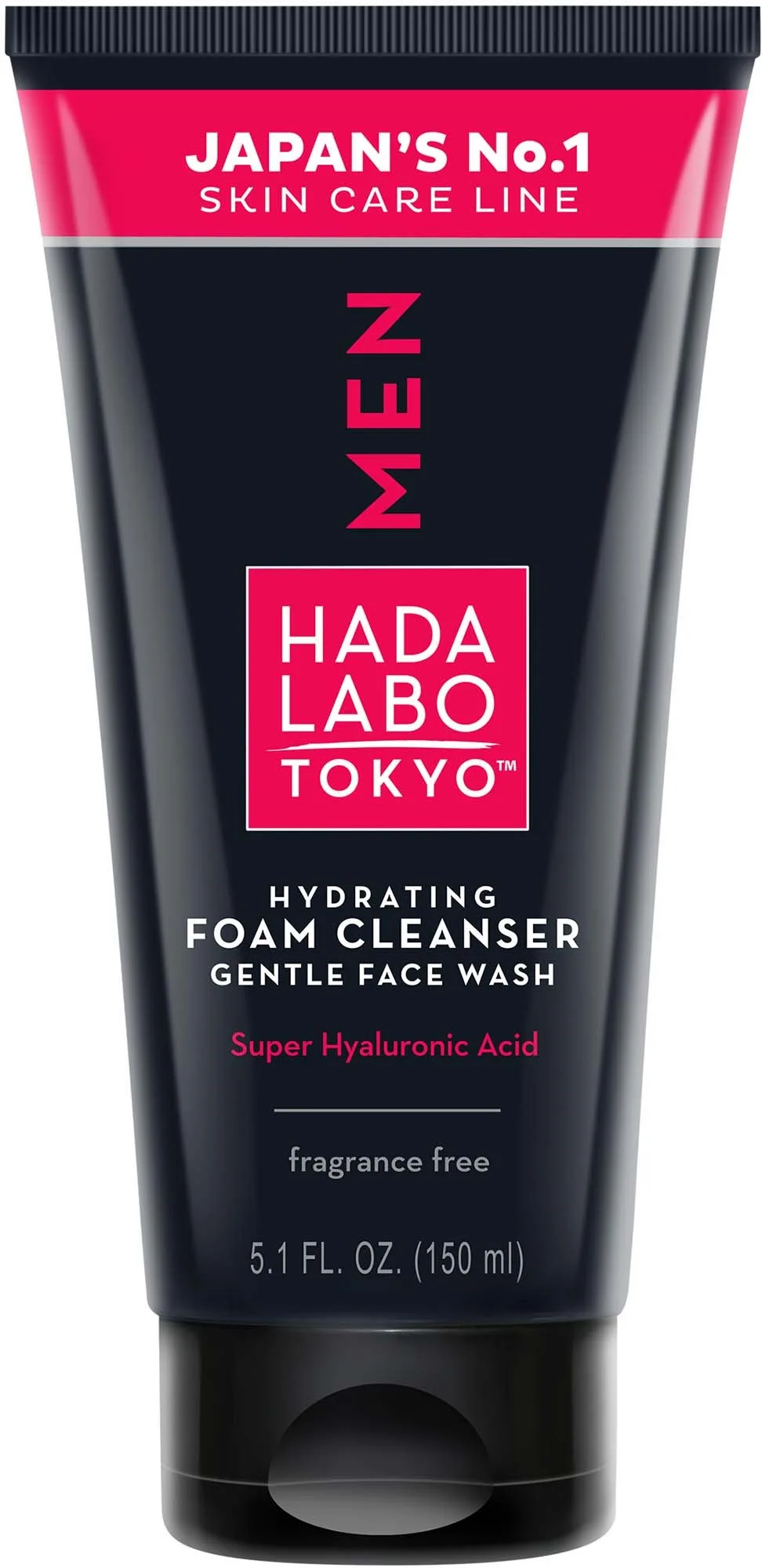 Hada Labo Tokyo MEN Hydrating Foam Cleanser Gentle Face Wash 150 ml