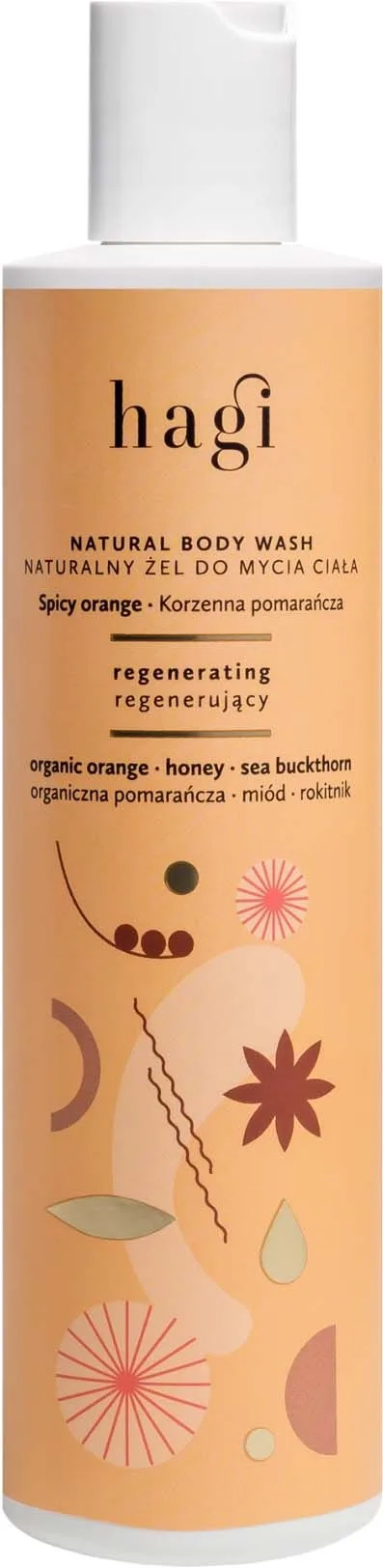 Hagi Natural Body Wash Regenerating Spicy Orange 300 ml
