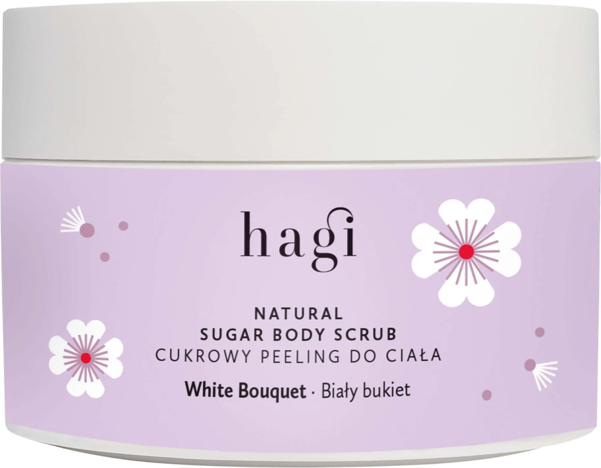 Hagi White Bouquet Natural Sugar Body Scrub 200 g