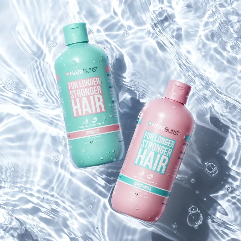 Hairburst Longer Stronger Hair Fuktgivande schampo För hårförstärkning och lyster 350 ml