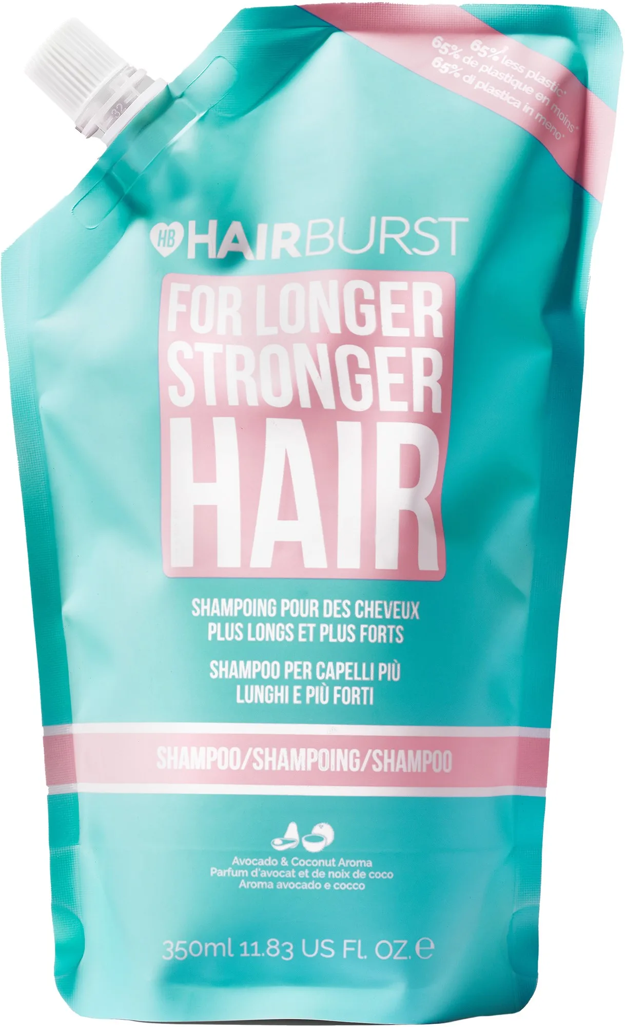 Hairburst Longer Stronger Hair Shampoo Refill 350 ml