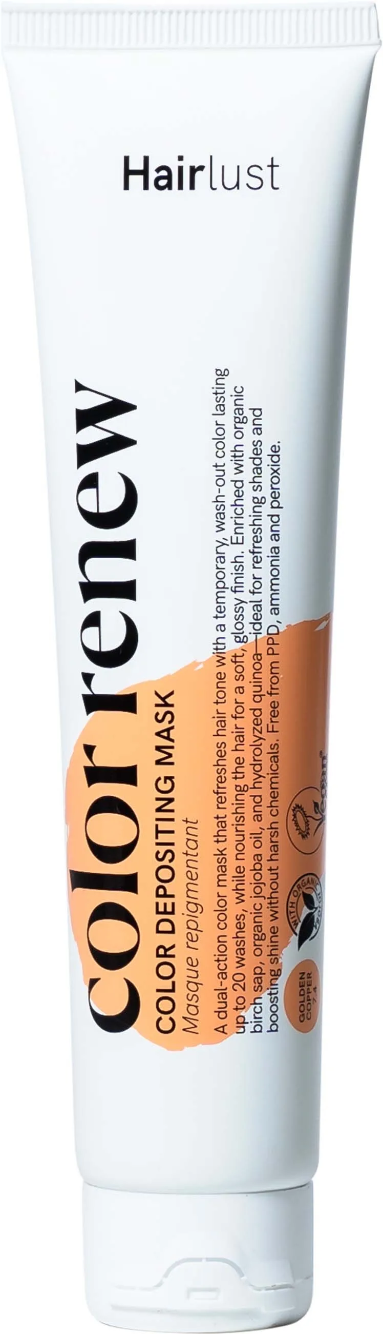 Hairlust Color Renew Color Depositing Mask Golden Copper