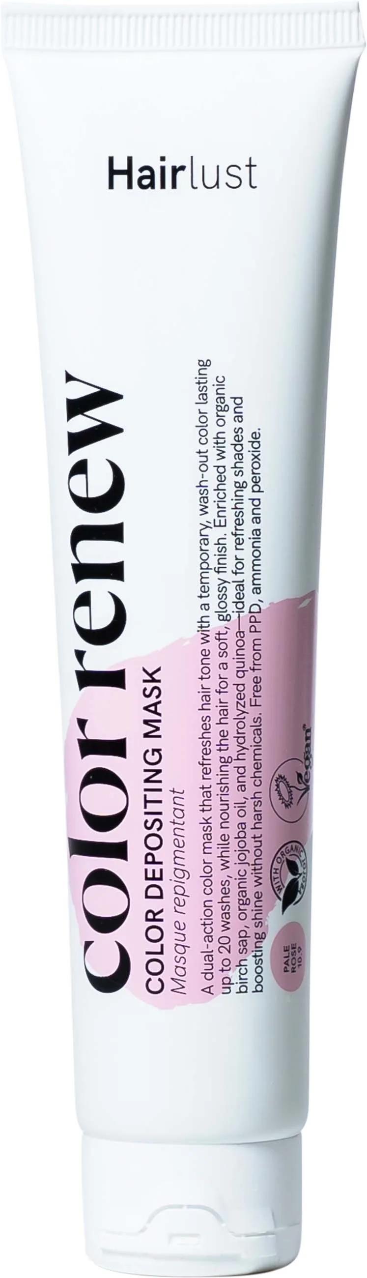 Hairlust Color Renew Color Depositing Mask Pale Rose