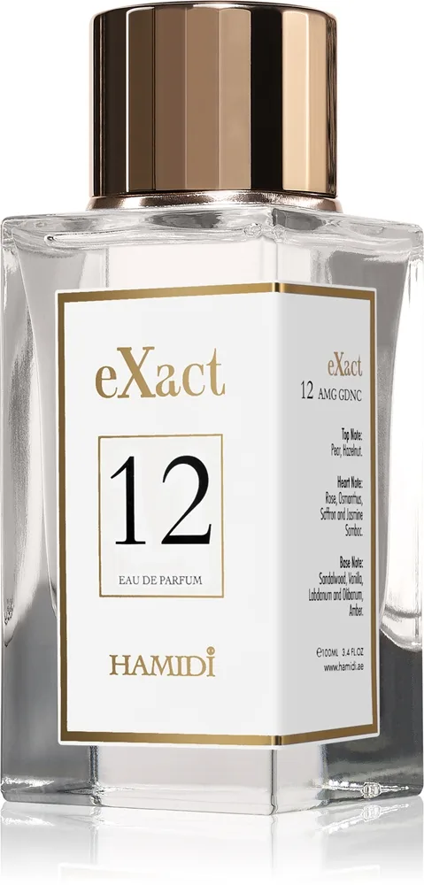 Hamidi eXact 12 Eau de Parfum naisille 100 ml
