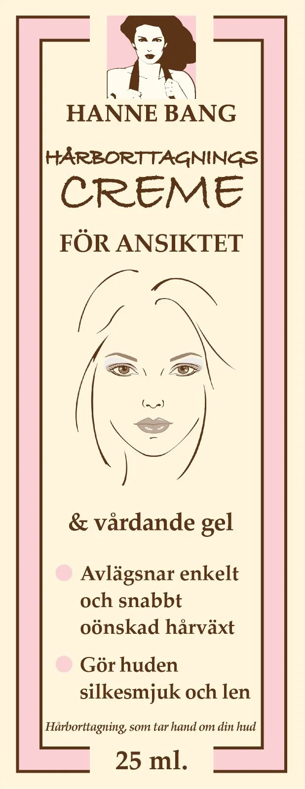 Hanne Bang Hårborttagningscreme för ansiktet 25 ml