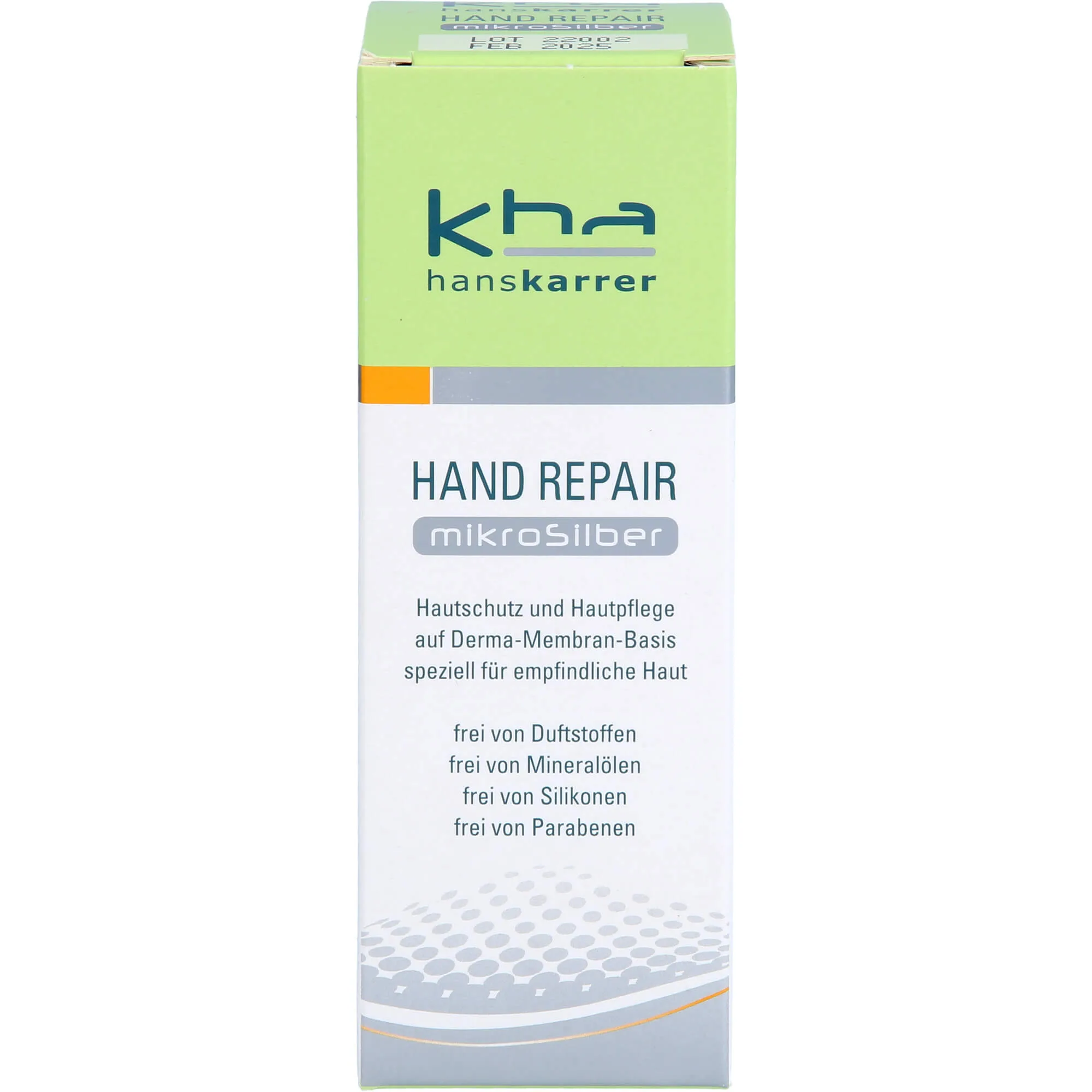 Hans Karrer Hand Repair Mikrosilber 50 ml Creme - Zur Handpflege