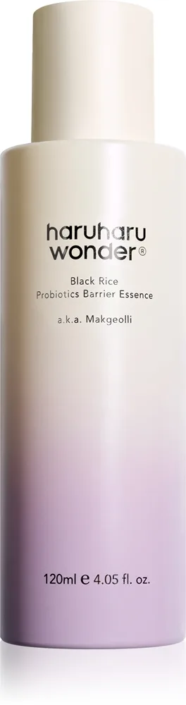 Haruharu Wonder Black Rice Probiotics Barrier Essens för att ge näring till huden och bibehålla dess naturliga återfuktning 120 ml