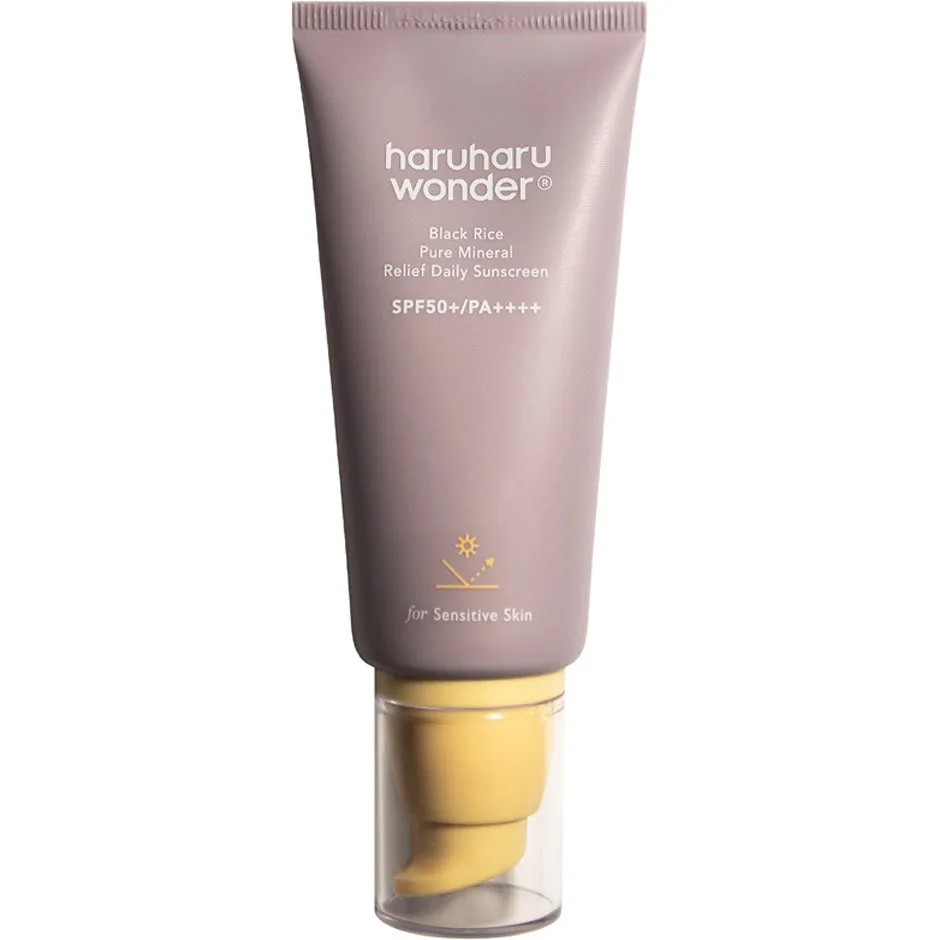 haruharu wonder Black Rice Pure Mineral Relief Daily Sunscreen SPF50+ /PA + + + + - 50 ml