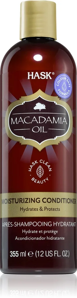 HASK Macadamia Oil Fuktgivande balsam För torrt hår 355 ml