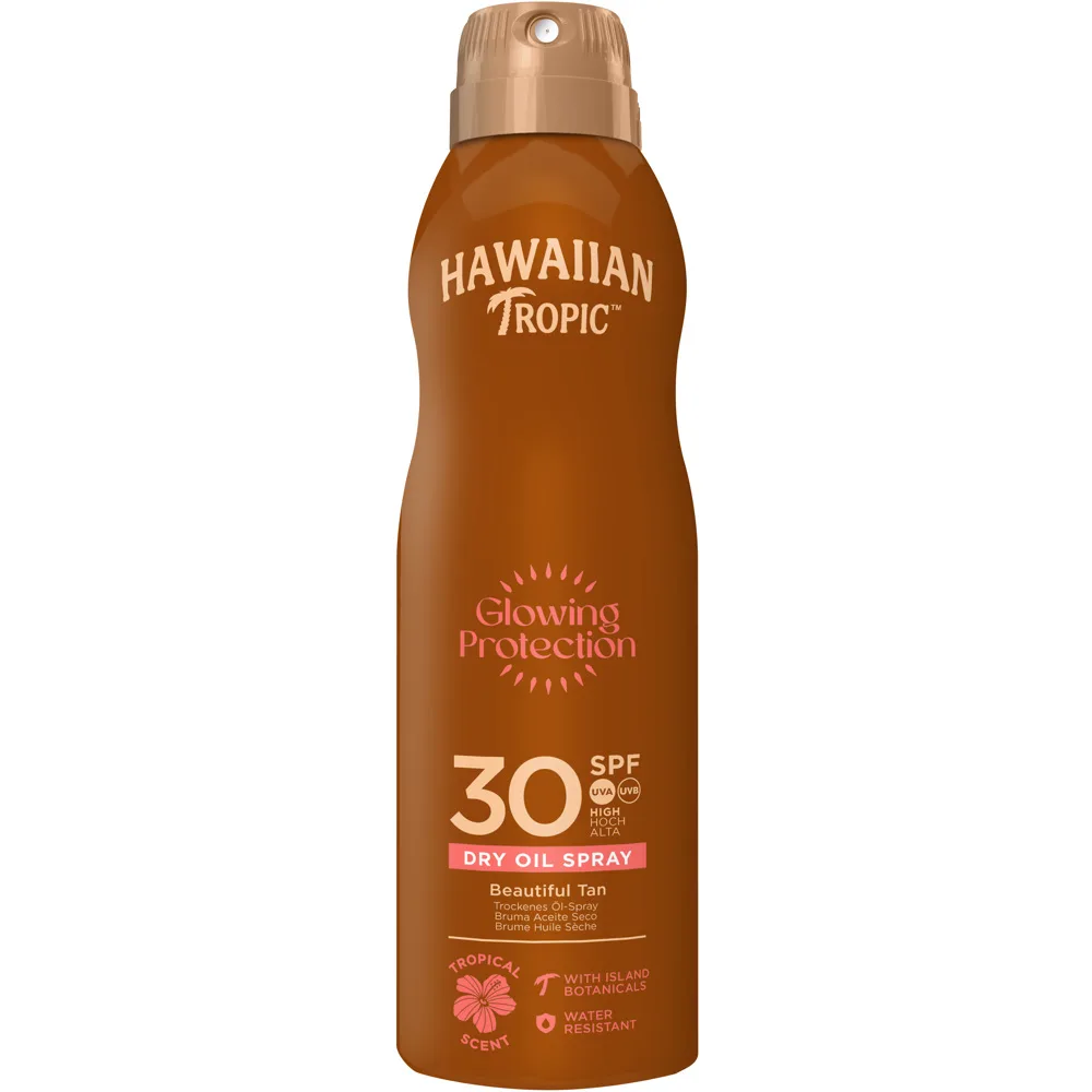 Hawaiian Tropic Glowing Protection Dry Oil spray SPF30 - 180 ml