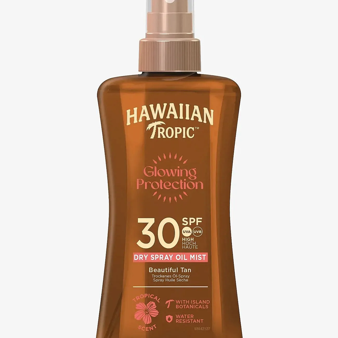 Hawaiian Tropic Glowing Protection Dry Oil Spray SPF 30, 200 ml