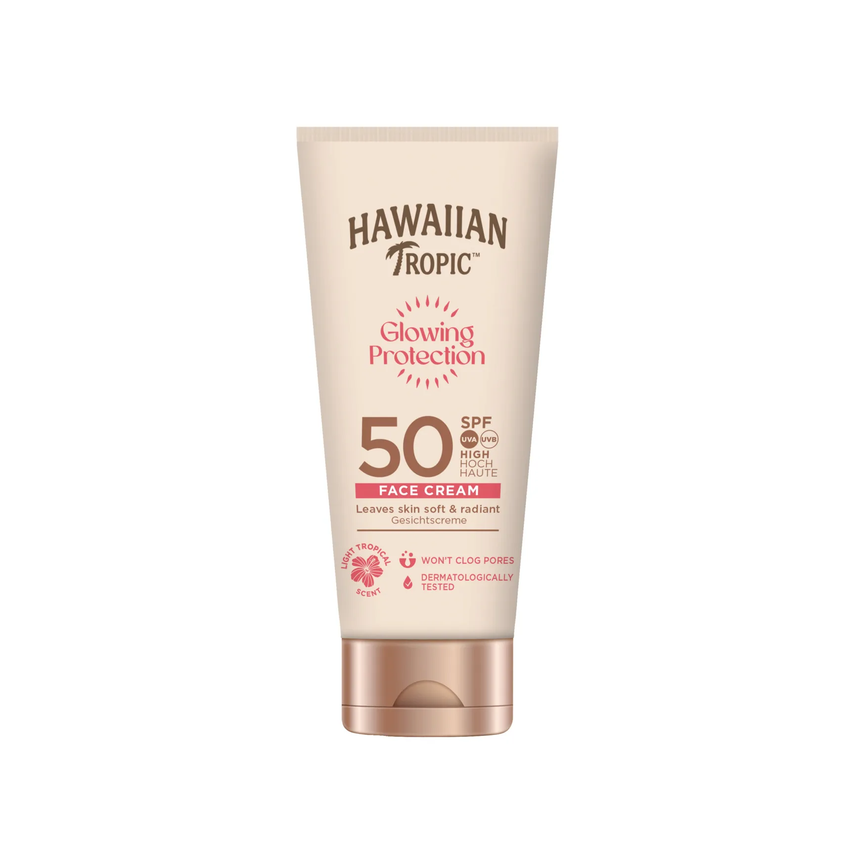 Hawaiian Tropic Glowing Protection Face Cream SPF50 50 ml