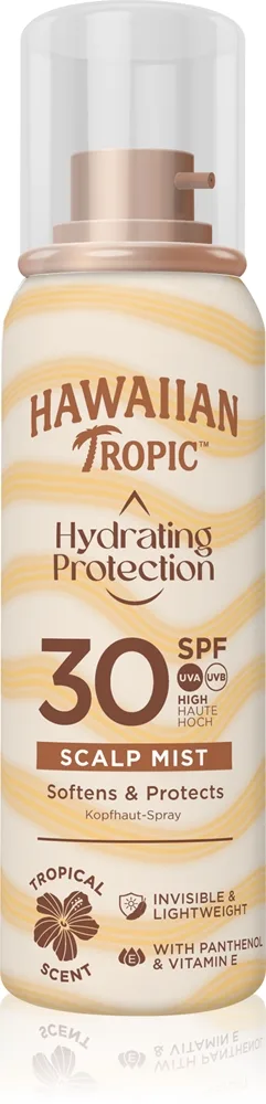 Hawaiian Tropic Hydrating Protection Scalp Mist Beskyttelsesspray til Hår SPF 30 60 ml