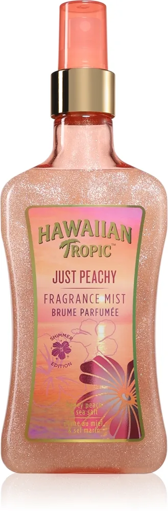 Hawaiian Tropic Perfumes Just Peachy Kroppsspray med glitter för Kvinnor 250 ml
