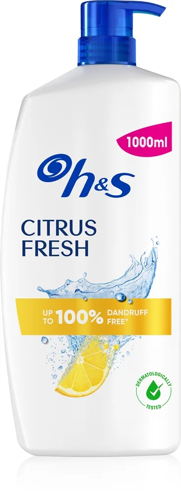 Head & Shoulders Citrus Fresh Schampo mot mjäll 1000 ml