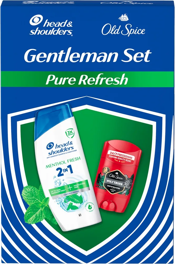 Head & Shoulders Gentleman Set Pure Refresh Presentförpackning för kropp och hår