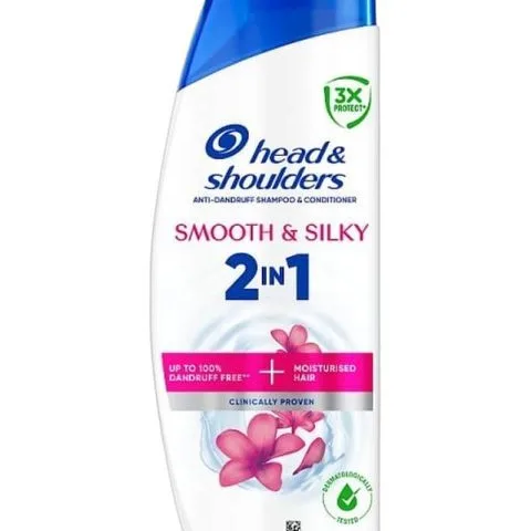 Head & Shoulders Smooth & Silky 2-in-1 Anti-Dandruff Shampoo 330 ml