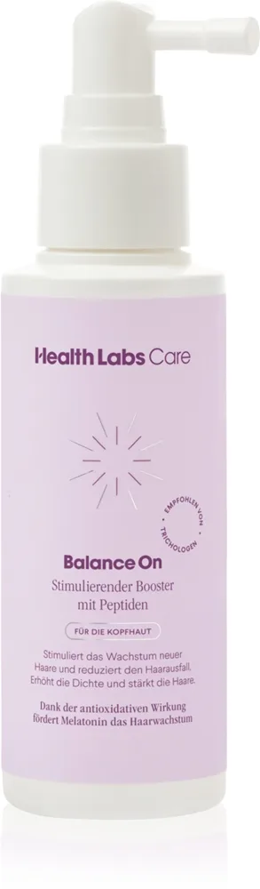 Health Labs Care Balance On Stimulierender Booster mit Peptiden Serum zur Unterstützung des Haarwachstums 100 ml