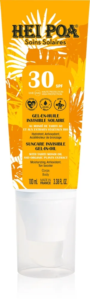 Hei Poa Suncare Solkyddsgel SPF 30 100 ml