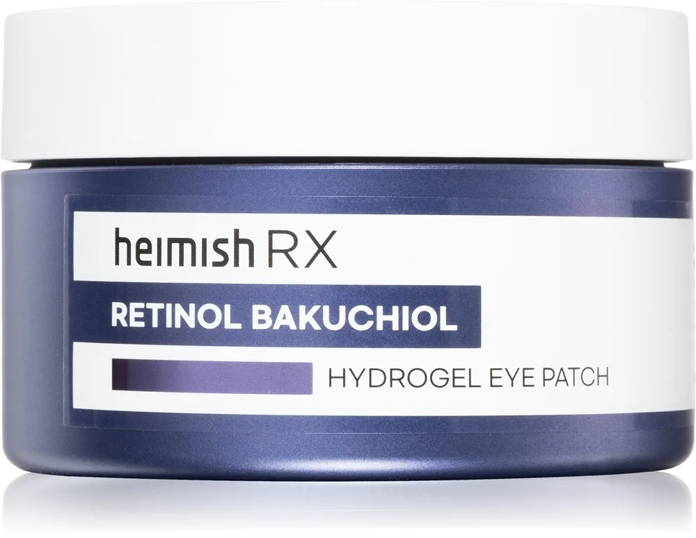 Heimish RX Retinol Bakuchiol Hydrogel Eye Patch hydrogel-inlägg Anti-rynkor och mörka ringar 60 st.