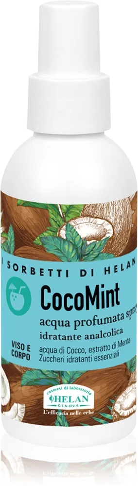 Helan CocoMint eau fraiche med fugtgivende virkning til ansigt og krop 100 ml