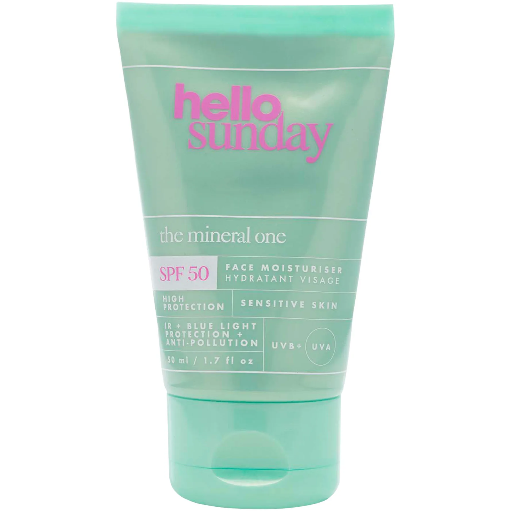 The Mineral One - 100% Mineral Filter Fragrance Free Face Cream SPF50 50 ml