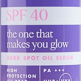 hello sunday the one that makes you glow Utjämnande behandling för hud med hyperpigmentering För att behandla mörka fläckar SPF 40 30 ml