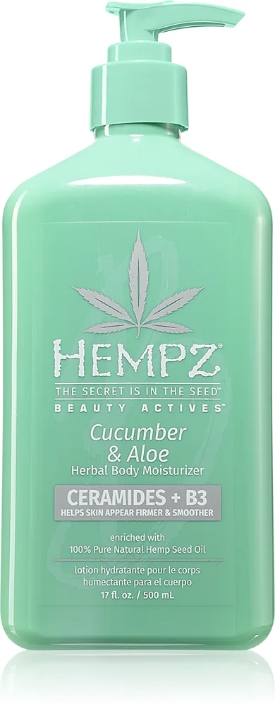 HEMPZ Cucumber & Aloe Kropscreme 500 ml