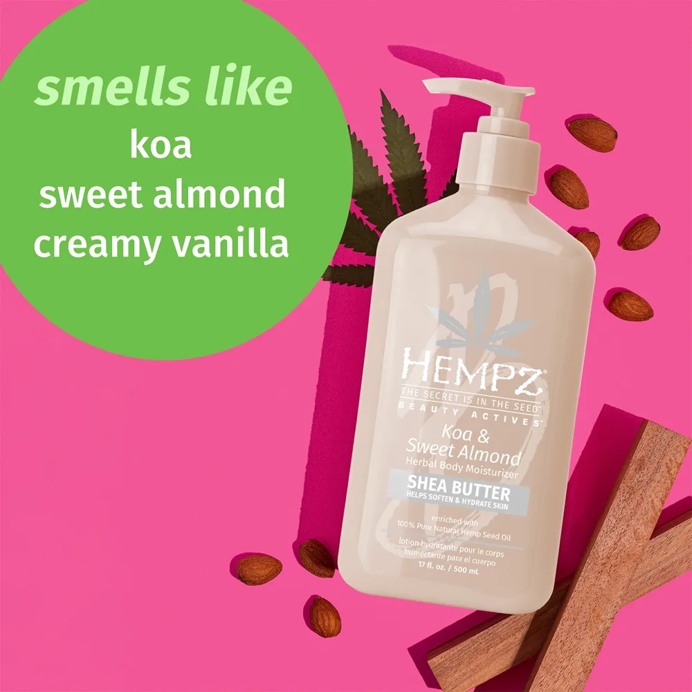 HEMPZ Koa & Sweet Almond Återfuktande kroppslotion 500 ml