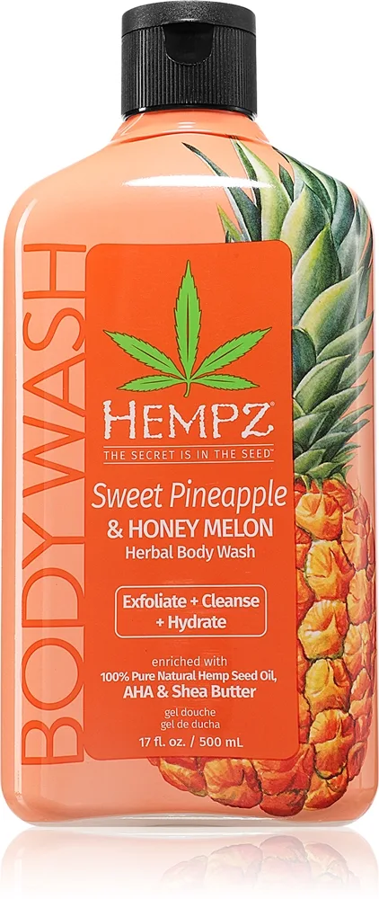 HEMPZ Sweet Pineapple Honey Melon Duschtvål för kropp 500 ml