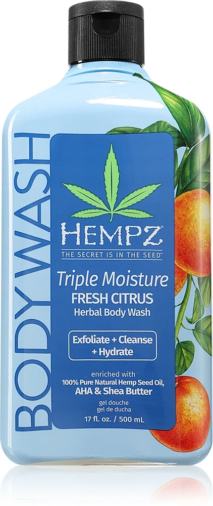 HEMPZ Triple Moisture Brusegel til krop 500 ml
